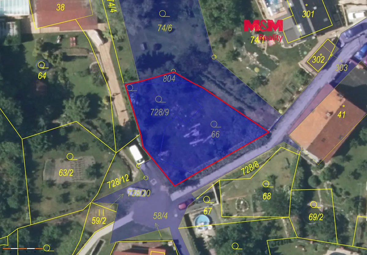 Prodej stavebního pozemku 551 m²